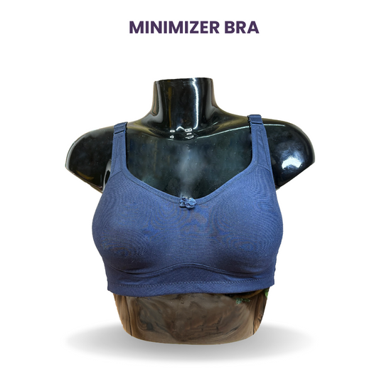 BLUE MINIMIZER BRA