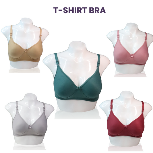 5 Piece COMBO T-SHIRT bra