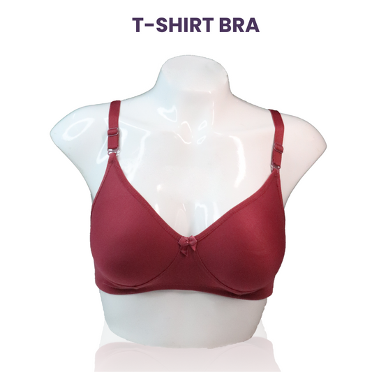MAROON T-SHIRT Bra