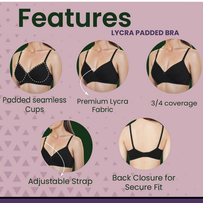 BLACK LYCRA PAD